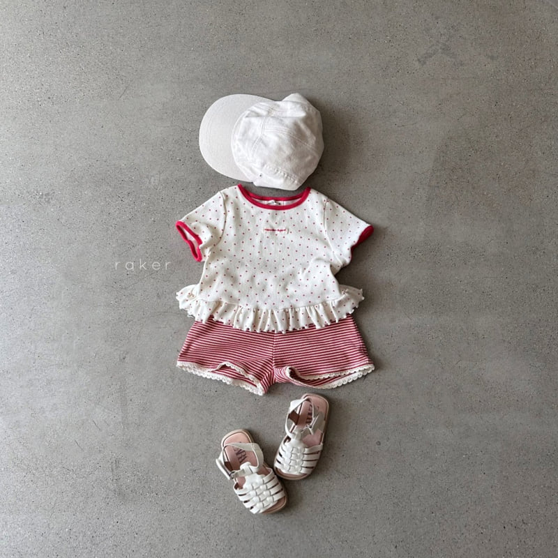 Raker - Korean Children Fashion - #kidzfashiontrend - Coco Stripe Shorts - 5