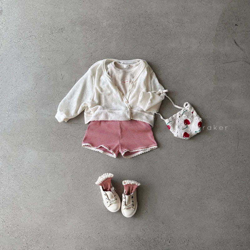 Raker - Korean Children Fashion - #minifashionista - Slub Rib Sleeveless Tee - 8