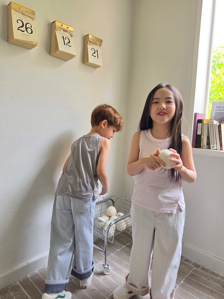 Raleelounge - Korean Children Fashion - #Kfashion4kids - Two Color Span Pants - 5