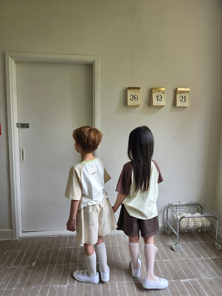 Raleelounge - Korean Children Fashion - #childrensboutique - Color Raglan Tee - 8
