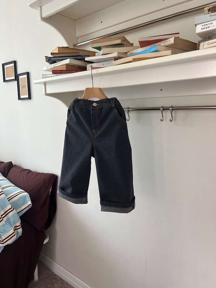 Raleelounge - Korean Children Fashion - #designkidswear - Blue Span Pants - 11