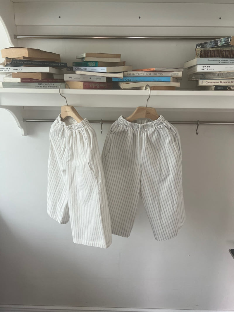 Raleelounge - Korean Children Fashion - #designkidswear - Stripe Wide Pants
