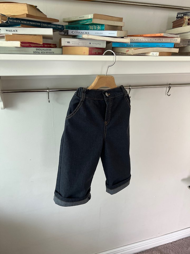Raleelounge - Korean Children Fashion - #discoveringself - Blue Span Pants - 12