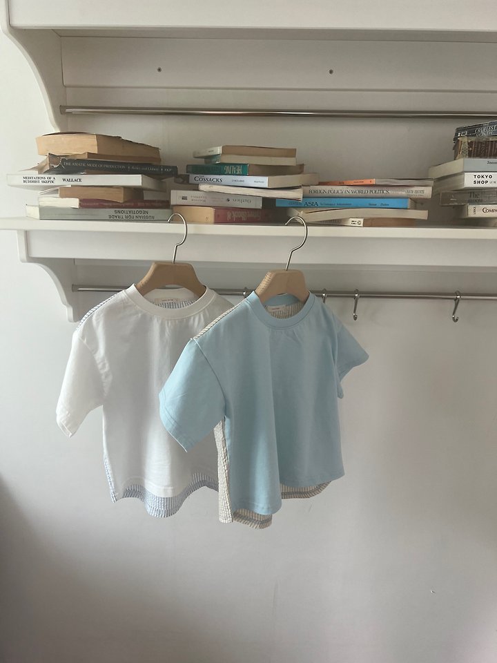 Raleelounge - Korean Children Fashion - #discoveringself - Stripe Shirt Tee - 7