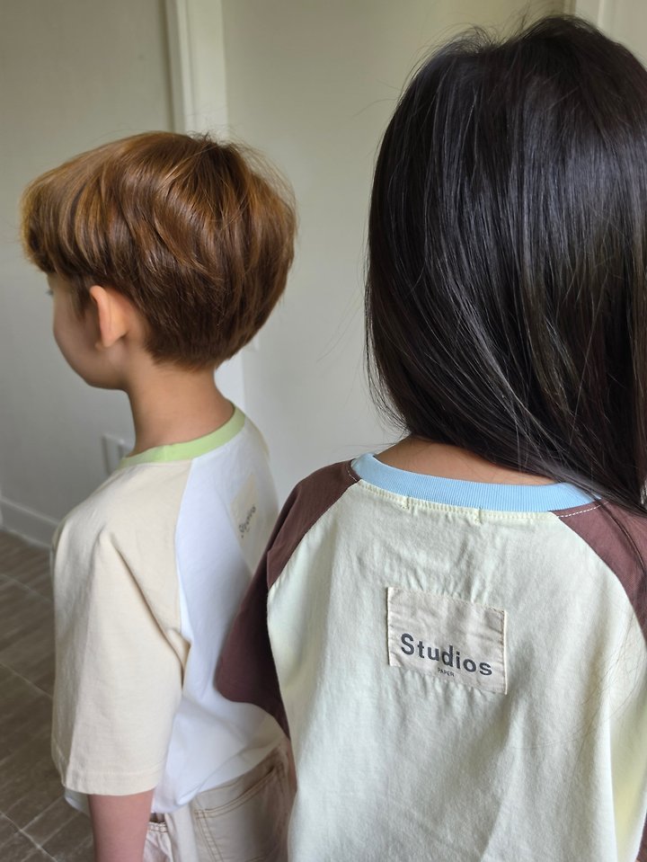 Raleelounge - Korean Children Fashion - #discoveringself - Color Raglan Tee - 10