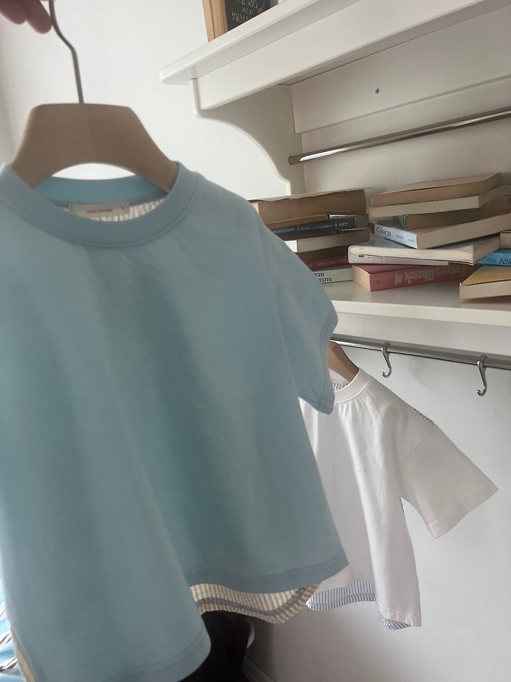 Raleelounge - Korean Children Fashion - #fashionkids - Stripe Shirt Tee - 8
