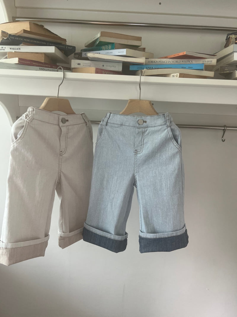 Raleelounge - Korean Children Fashion - #kidsshorts - Two Color Span Pants - 2
