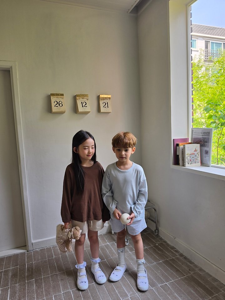 Raleelounge - Korean Children Fashion - #kidsstore - Stripe Shorts - 11