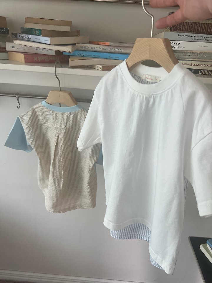 Raleelounge - Korean Children Fashion - #kidsstore - Stripe Shirt Tee - 10