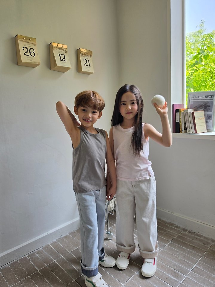Raleelounge - Korean Children Fashion - #kidsstore - Two Color Span Pants - 4