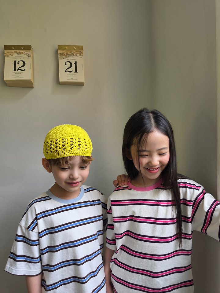 Raleelounge - Korean Children Fashion - #littlefashionista - Rib Pigment Stripe Tee - 9