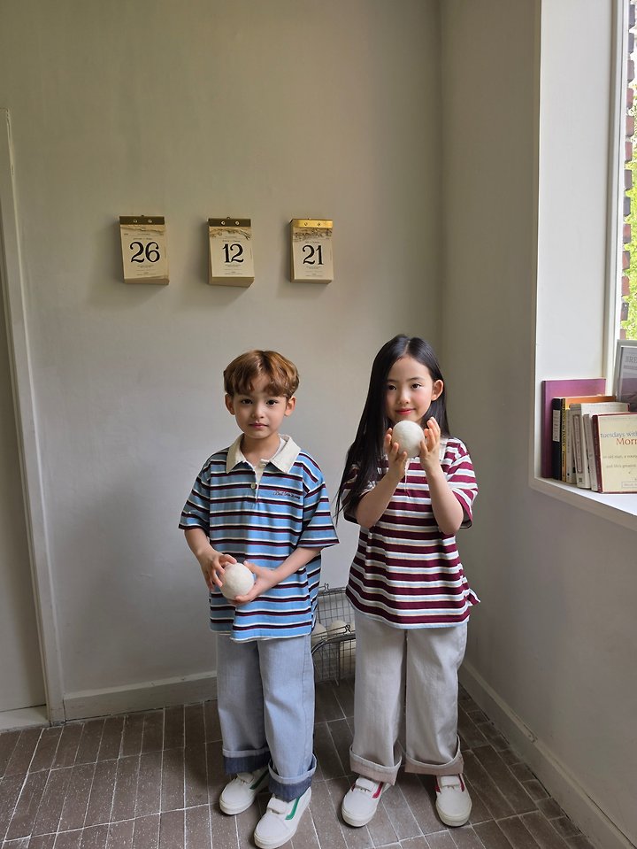Raleelounge - Korean Children Fashion - #littlefashionista - Time Collar Tee - 3