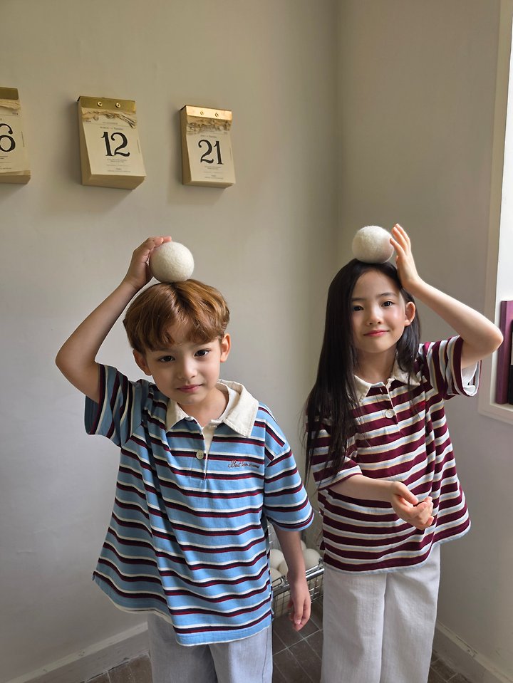 Raleelounge - Korean Children Fashion - #littlefashionista - Time Collar Tee - 4