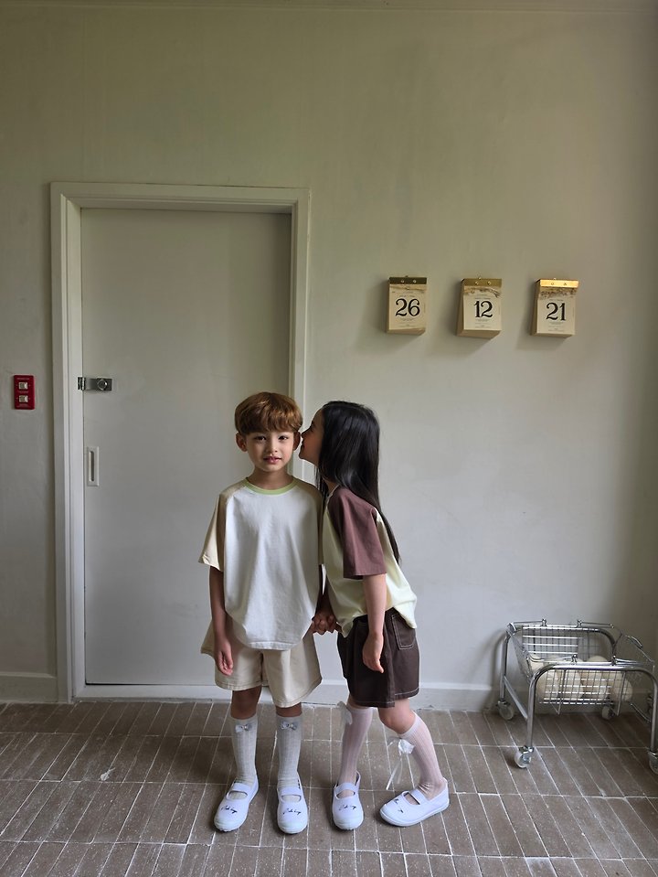 Raleelounge - Korean Children Fashion - #magicofchildhood - Color Raglan Tee
