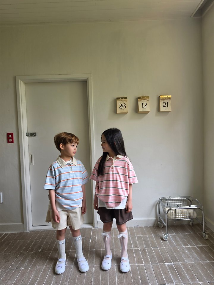 Raleelounge - Korean Children Fashion - #magicofchildhood - Apple Collar Tee - 4