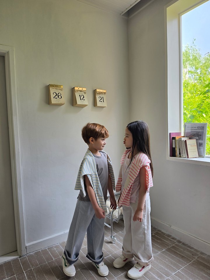 Raleelounge - Korean Children Fashion - #prettylittlegirls - Two Color Span Pants - 9