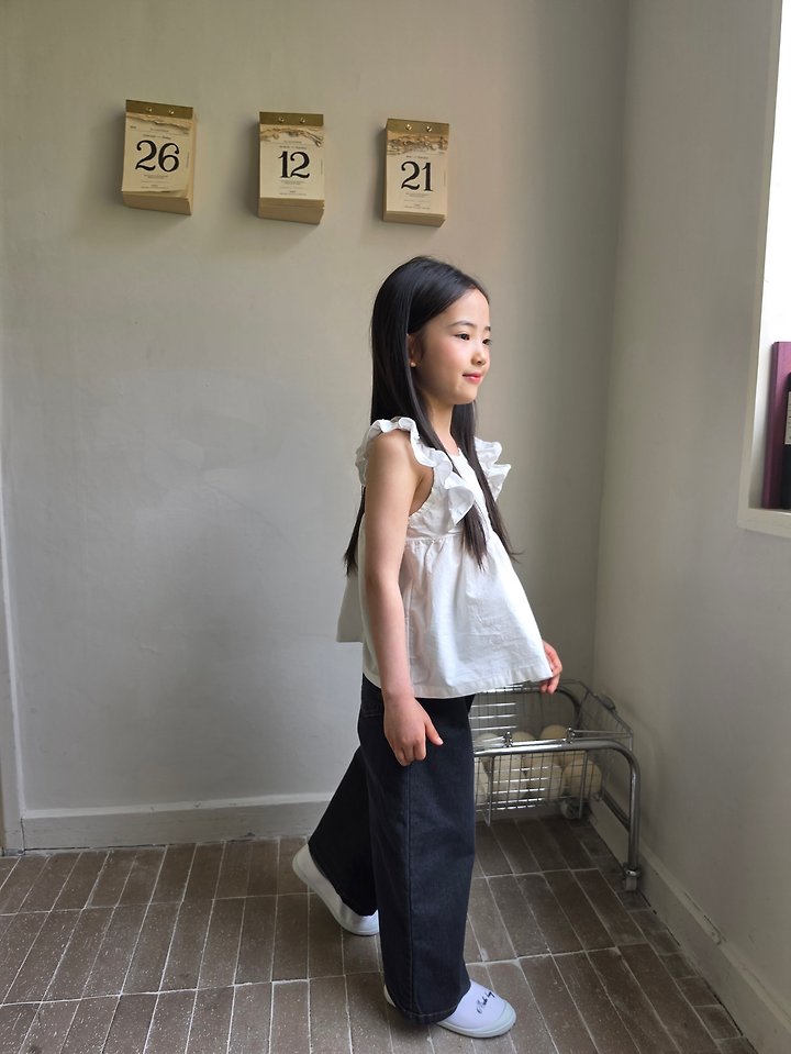 Raleelounge - Korean Children Fashion - #prettylittlegirls - Blue Span Pants - 7