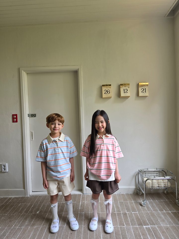 Raleelounge - Korean Children Fashion - #prettylittlegirls - Apple Collar Tee - 5
