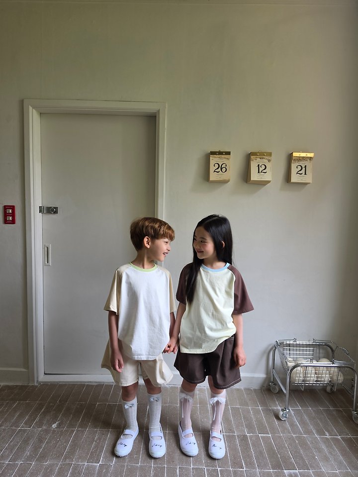 Raleelounge - Korean Children Fashion - #prettylittlegirls - Color Raglan Tee - 3