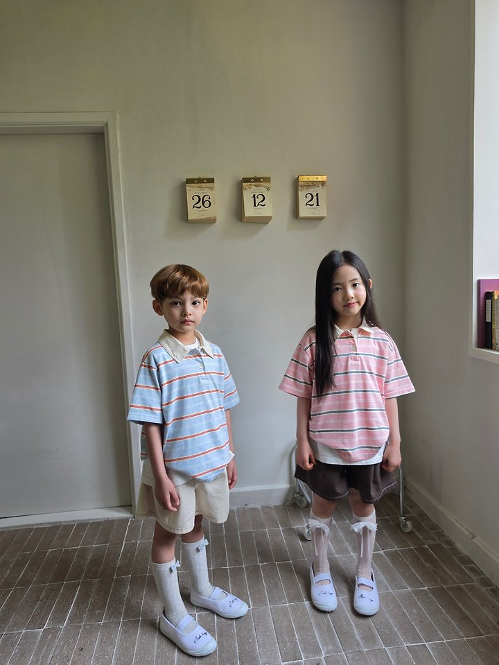 Raleelounge - Korean Children Fashion - #todddlerfashion - Apple Collar Tee - 6