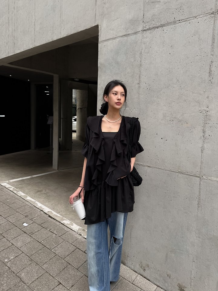 Rare Closet - Korean Women Fashion - #momslook - Atte Rive Blouse - 11