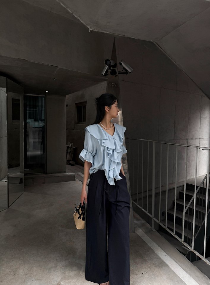 Rare Closet - Korean Women Fashion - #momslook - Atte Rive Blouse - 9