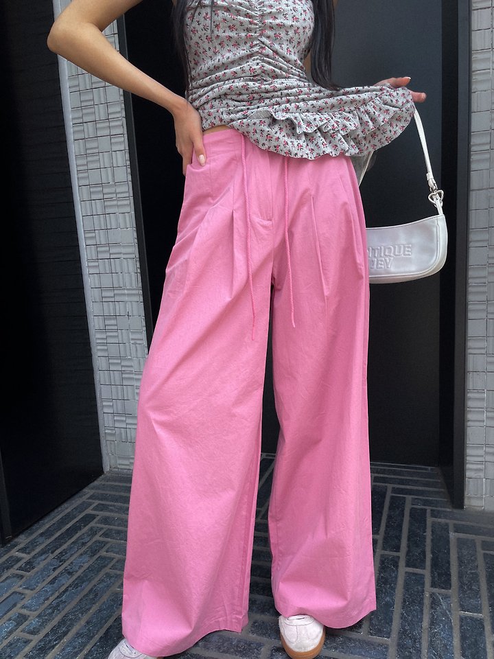 Rare Closet - Korean Women Fashion - #momslook - Kir Cool Wide Pants - 9
