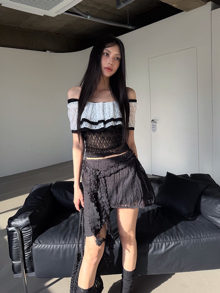 Rare Closet - Korean Women Fashion - #momslook - Tyna Lace Blouse - 10