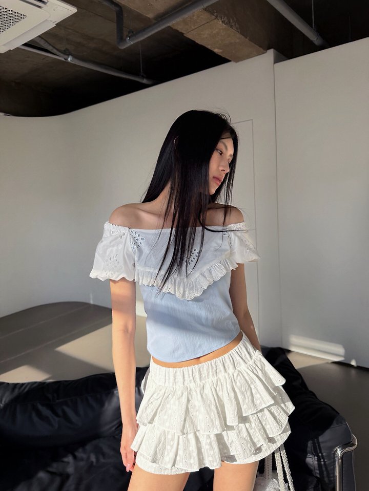 Rare Closet - Korean Women Fashion - #thatsdarling - Betty Punching Blouse - 3