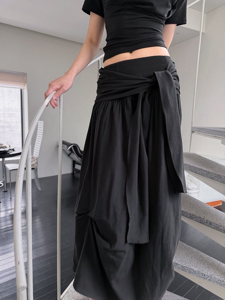 Rare Closet - Korean Women Fashion - #womensfashion - Making Pintuck Long Skirt