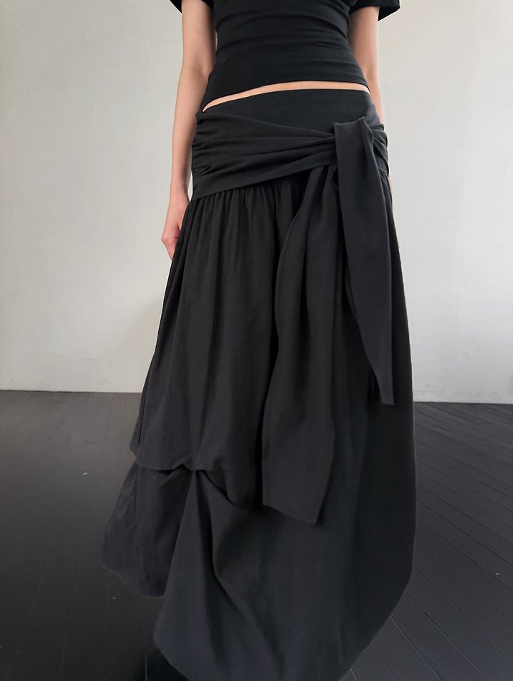 Rare Closet - Korean Women Fashion - #womensfashion - Making Pintuck Long Skirt - 3