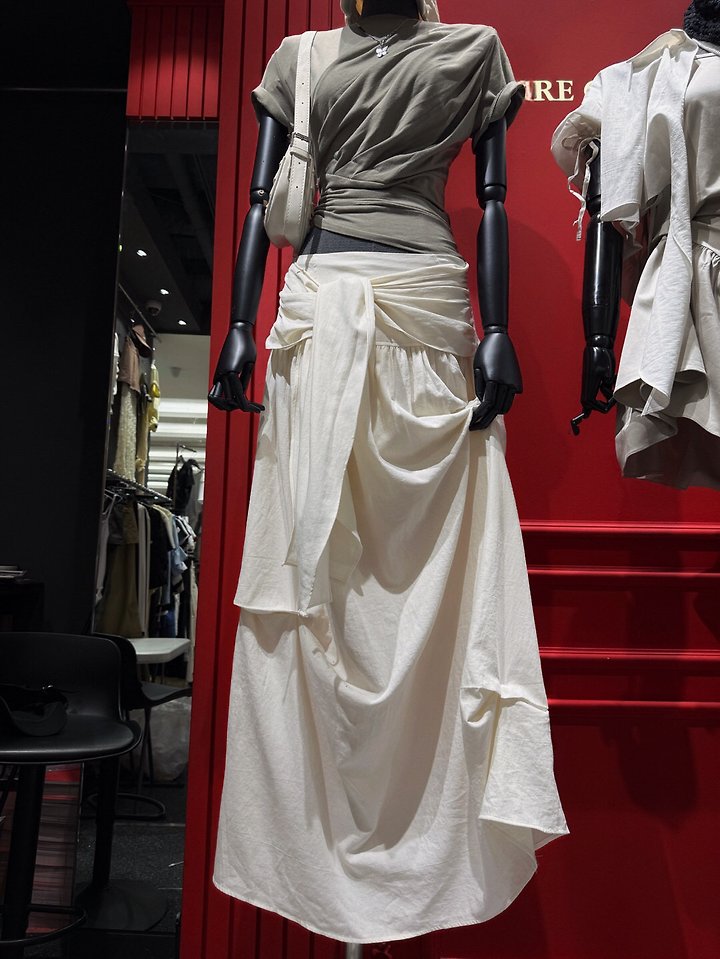 Rare Closet - Korean Women Fashion - #womensfashion - Making Pintuck Long Skirt - 5