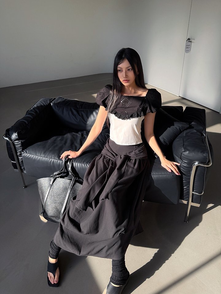 Rare Closet - Korean Women Fashion - #womensfashion - Betty Punching Blouse - 10