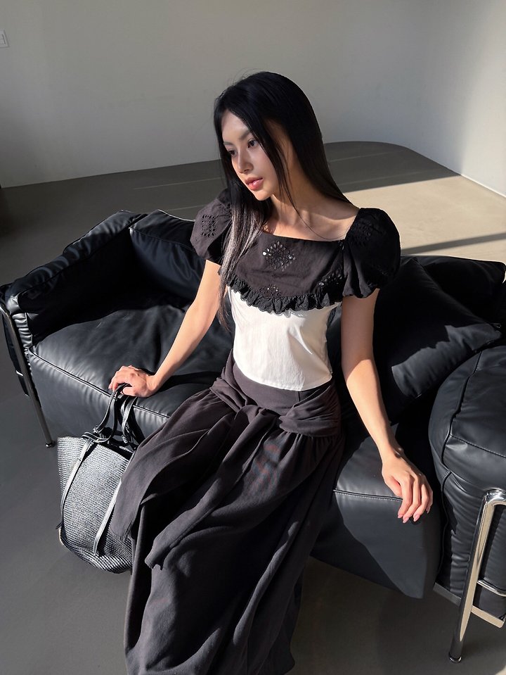 Rare Closet - Korean Women Fashion - #womensfashion - Betty Punching Blouse - 8