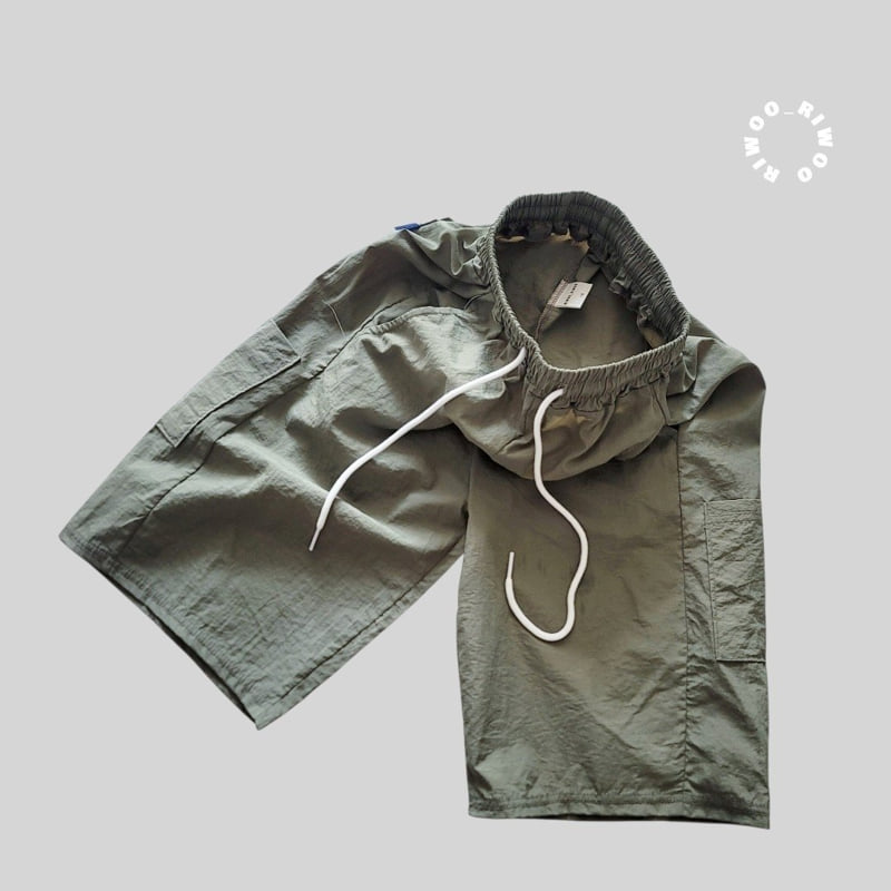 Riwoo Riwoo - Korean Children Fashion - #toddlerclothing - Cargo Bermuda Pants - 9