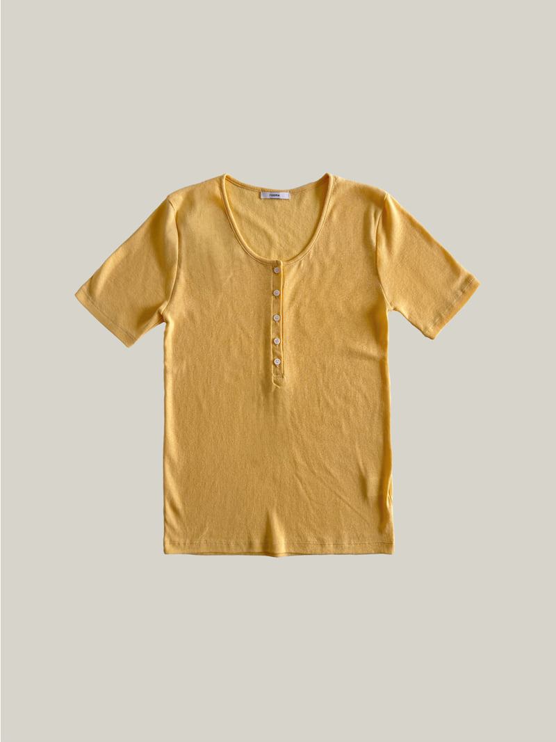 Roomk - Korean Women Fashion - #momslook - Button Tee - 11
