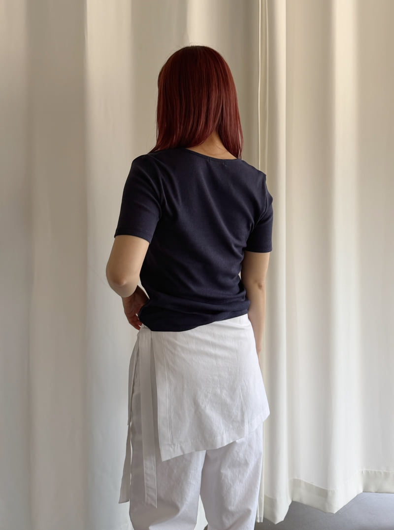 Roomk - Korean Women Fashion - #momslook - Button Tee - 7
