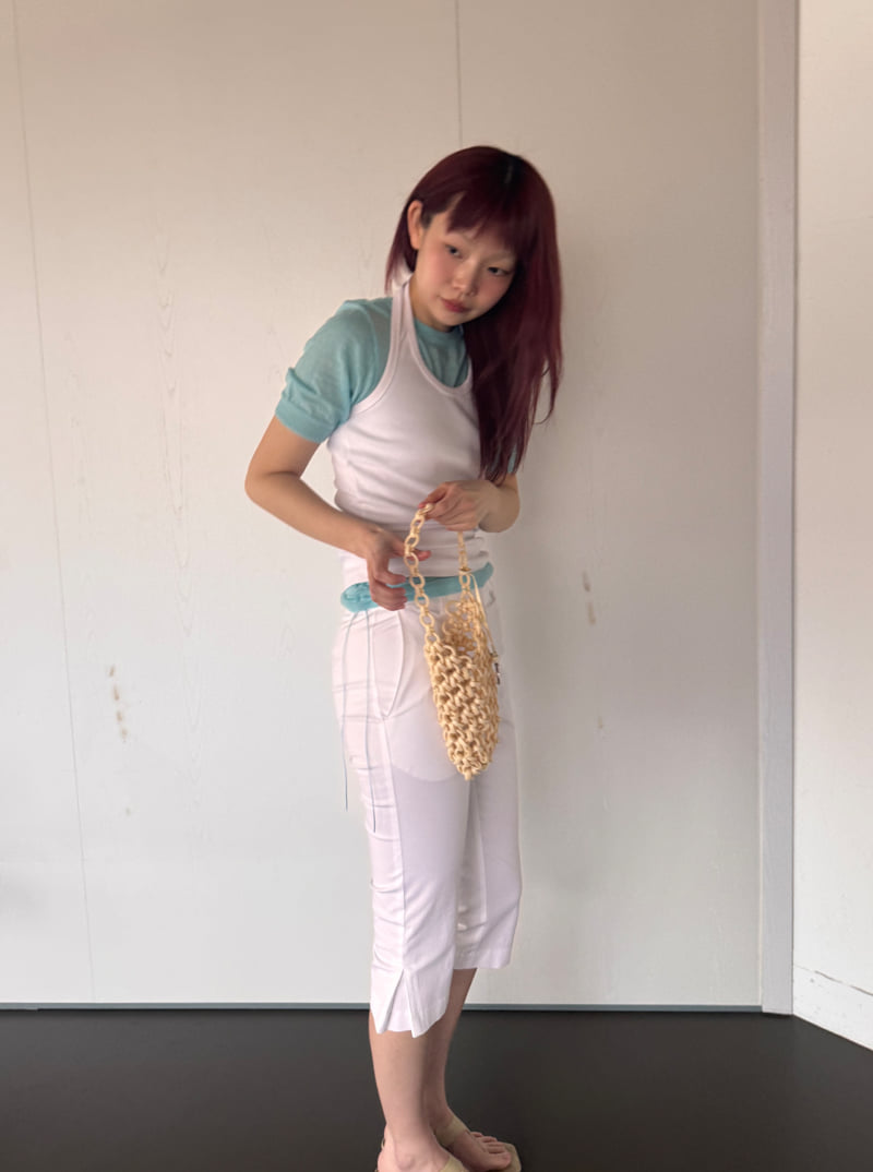 Roomk - Korean Women Fashion - #momslook - Bermuda Capri Pants - 6
