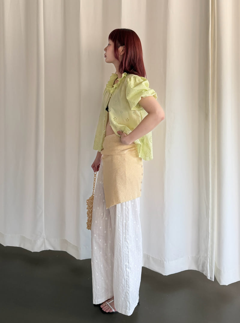 Roomk - Korean Women Fashion - #momslook - Lace Pants - 5