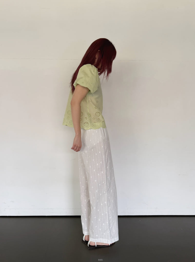 Roomk - Korean Women Fashion - #momslook - Lace Pants - 7