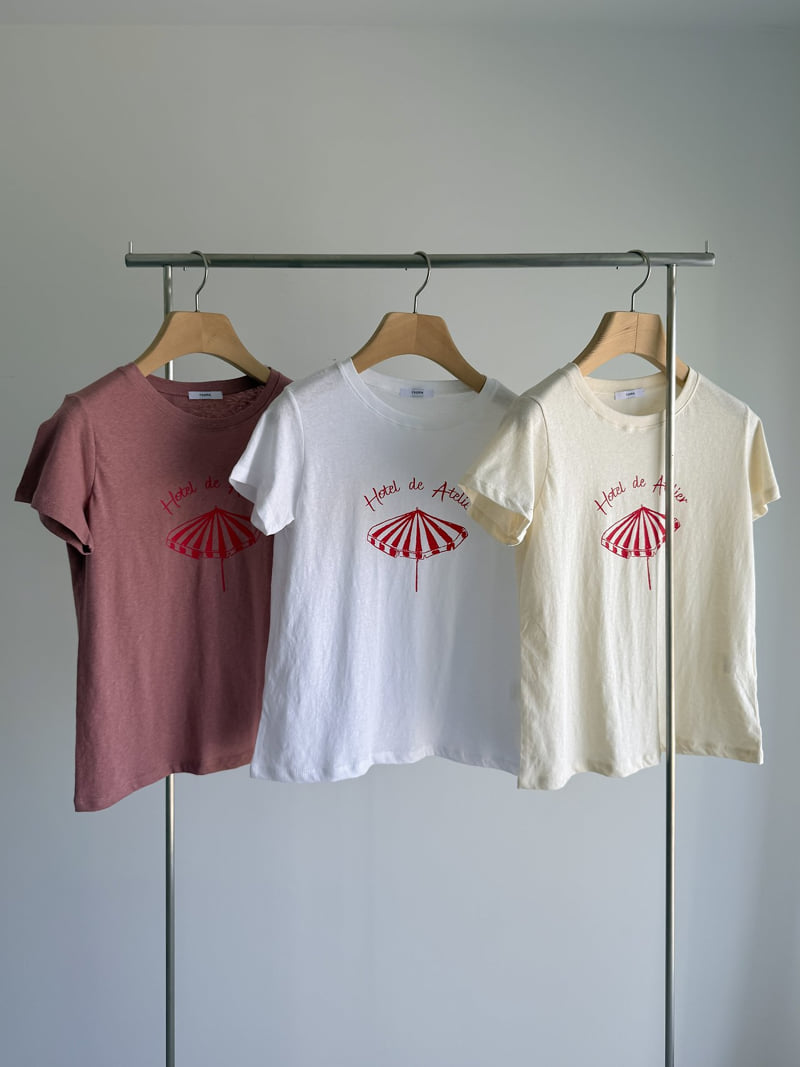 Roomk - Korean Women Fashion - #momslook - Parasol Tee - 5