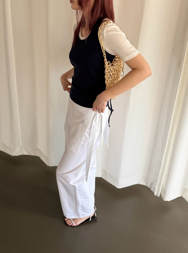 Roomk - Korean Women Fashion - #vintagekidsstyle - Double Pants - 4