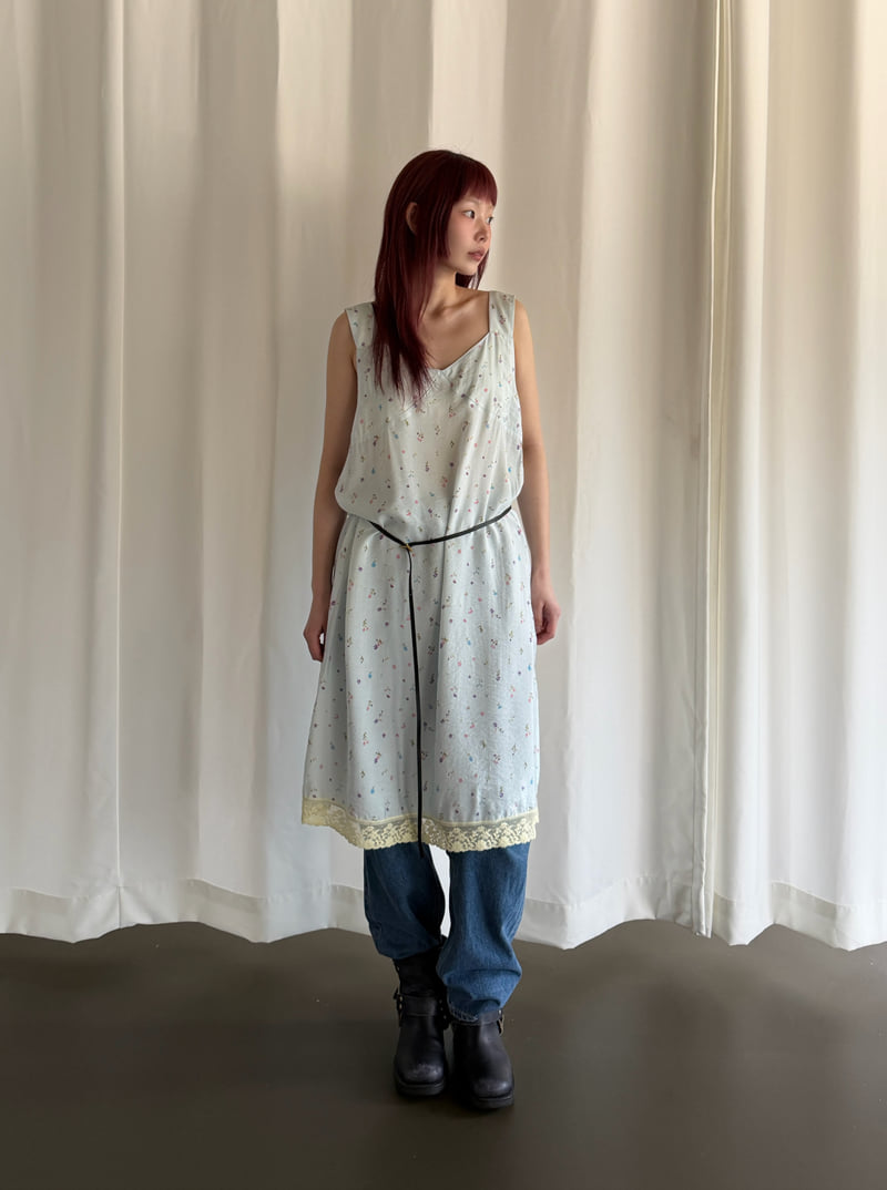 Roomk - Korean Women Fashion - #shopsmall - Contrast Print One-Piece - 5