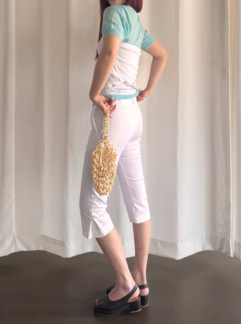 Roomk - Korean Women Fashion - #thelittlethings - Bermuda Capri Pants - 5