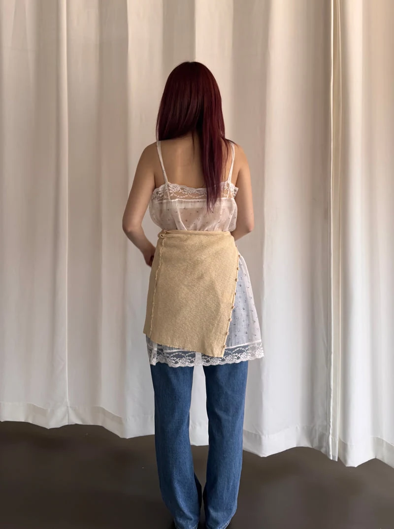 Roomk - Korean Women Fashion - #vintagekidsstyle - Sheer Mini One-Piece - 7
