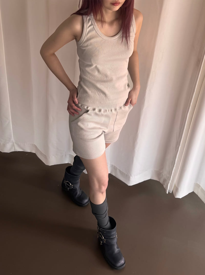 Roomk - Korean Women Fashion - #vintageinspired - Washing Sleeveless - 4
