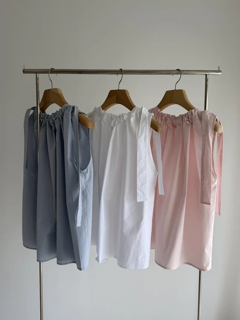 Roomk - Korean Women Fashion - #womensfashion - Shoulder Sleeveless - 10