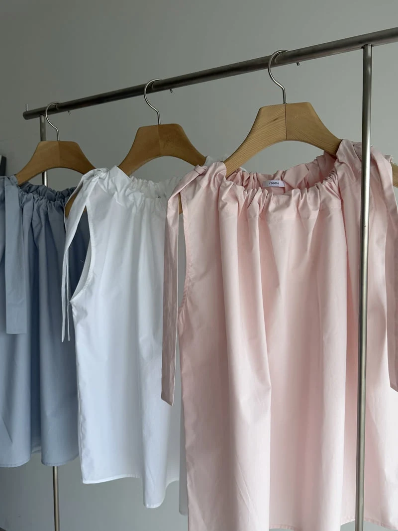 Roomk - Korean Women Fashion - #womensfashion - Shoulder Sleeveless - 6