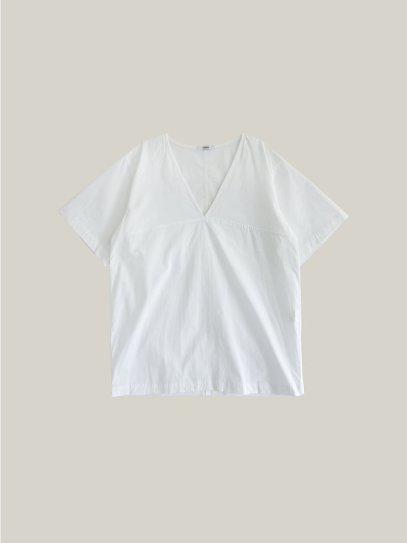 Roomk - Korean Women Fashion - #womensfashion - V Blouse