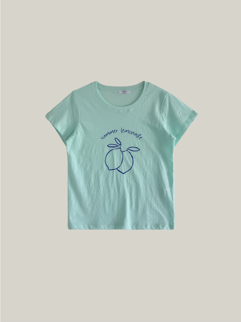 Roomk - Korean Women Fashion - #womensfashion - Lemon Tee